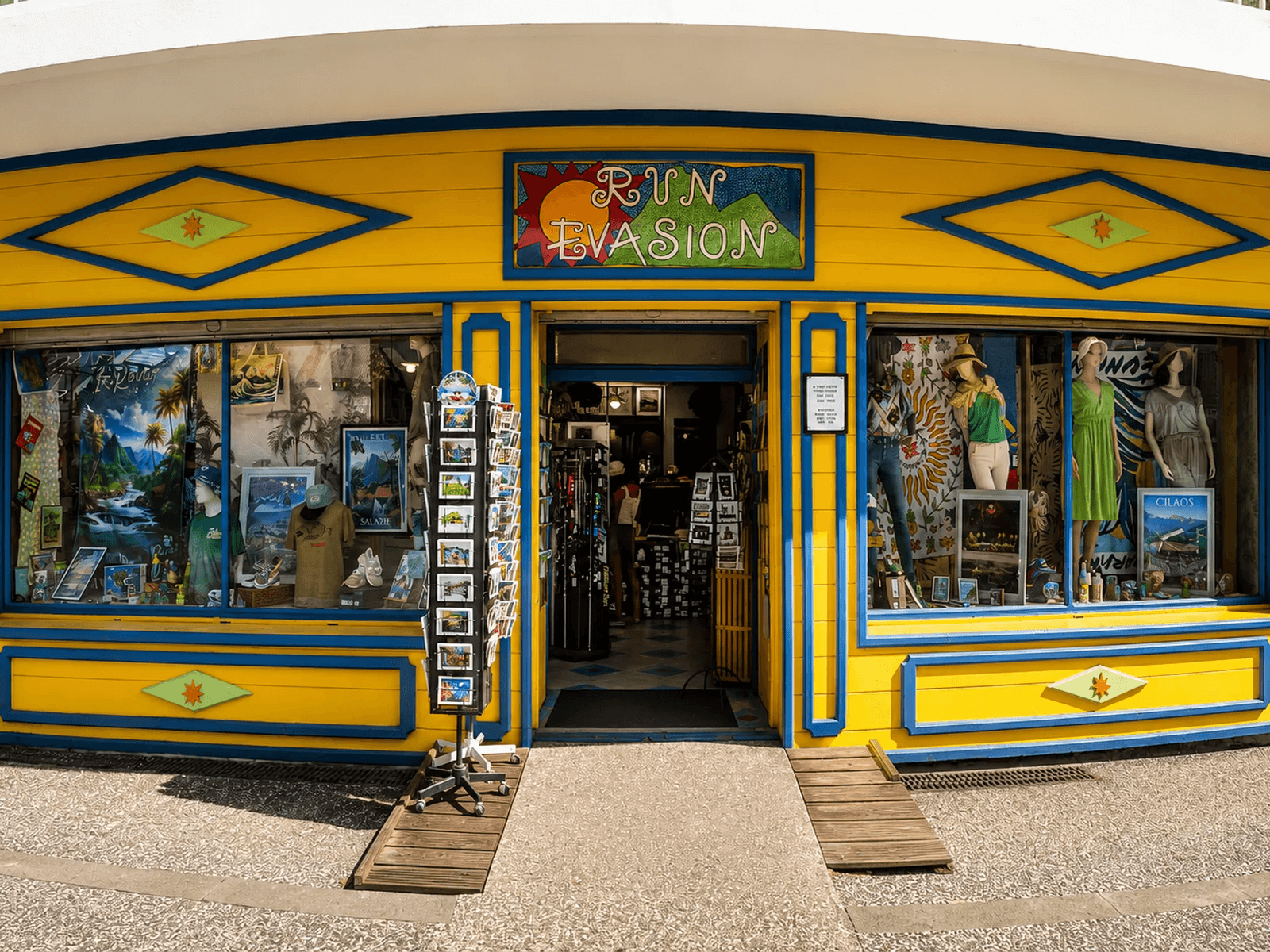 Future photograph telling the Run Évasion story in Cilaos