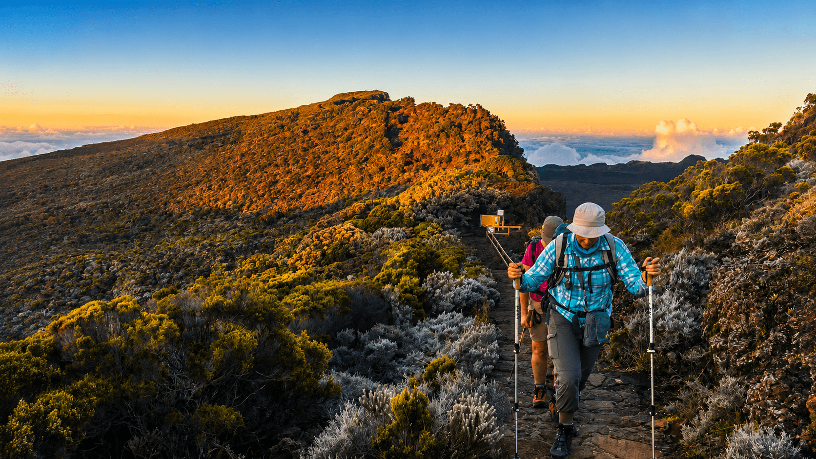Randonnée sur les hauteurs de La Réunion